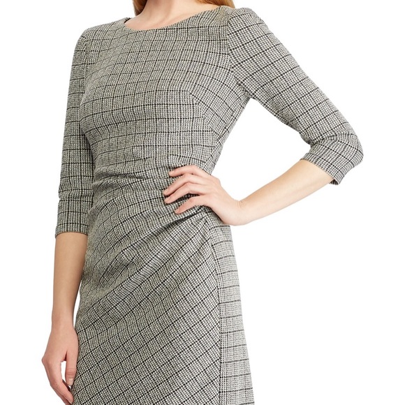 Lauren Ralph Lauren Dress Houndstooth - Picture 5 of 6